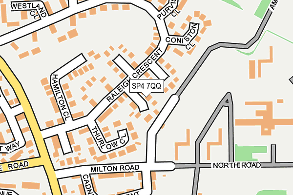 SP4 7QQ map - OS OpenMap – Local (Ordnance Survey)