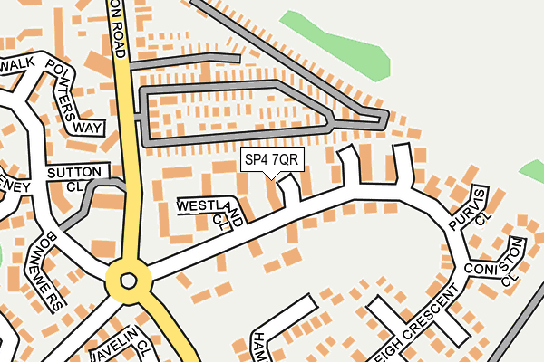 SP4 7QR map - OS OpenMap – Local (Ordnance Survey)