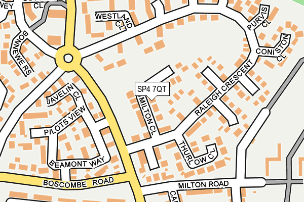 SP4 7QT map - OS OpenMap – Local (Ordnance Survey)