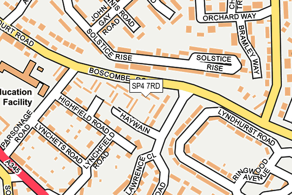 SP4 7RD map - OS OpenMap – Local (Ordnance Survey)