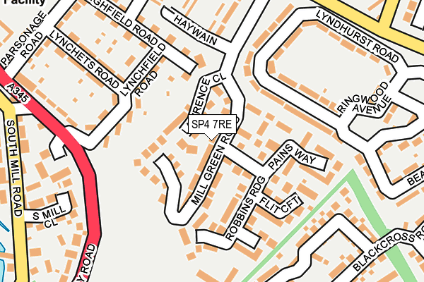 SP4 7RE map - OS OpenMap – Local (Ordnance Survey)