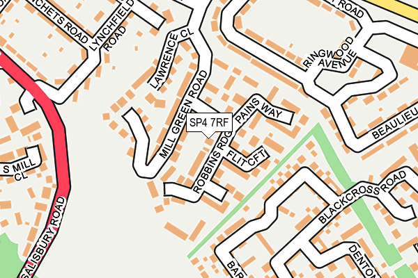 SP4 7RF map - OS OpenMap – Local (Ordnance Survey)