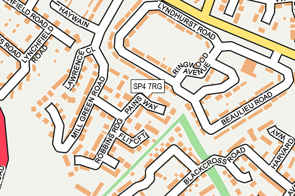 SP4 7RG map - OS OpenMap – Local (Ordnance Survey)