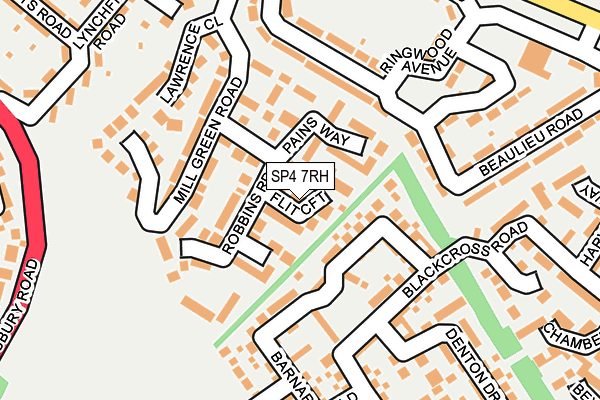 SP4 7RH map - OS OpenMap – Local (Ordnance Survey)