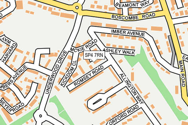 SP4 7RN map - OS OpenMap – Local (Ordnance Survey)