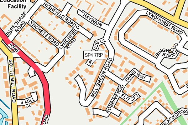 SP4 7RP map - OS OpenMap – Local (Ordnance Survey)