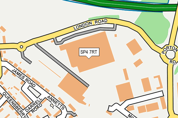 SP4 7RT map - OS OpenMap – Local (Ordnance Survey)
