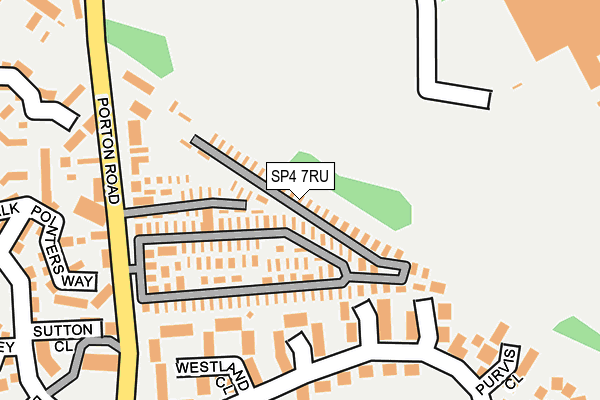 SP4 7RU map - OS OpenMap – Local (Ordnance Survey)