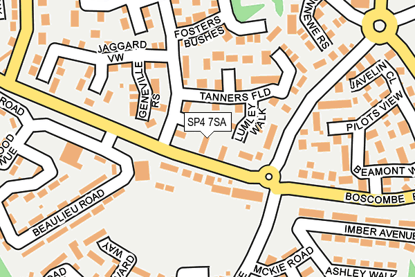 SP4 7SA map - OS OpenMap – Local (Ordnance Survey)