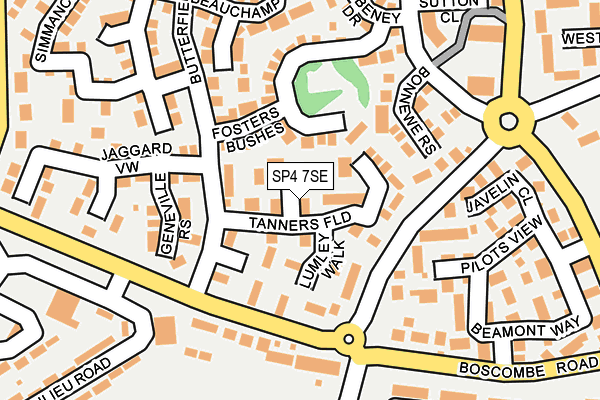 SP4 7SE map - OS OpenMap – Local (Ordnance Survey)