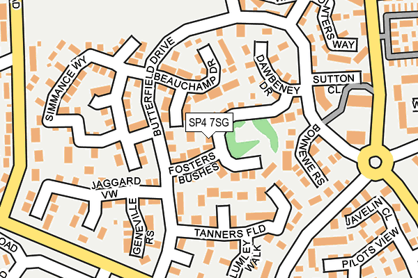 SP4 7SG map - OS OpenMap – Local (Ordnance Survey)