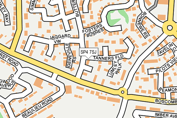 SP4 7SJ map - OS OpenMap – Local (Ordnance Survey)