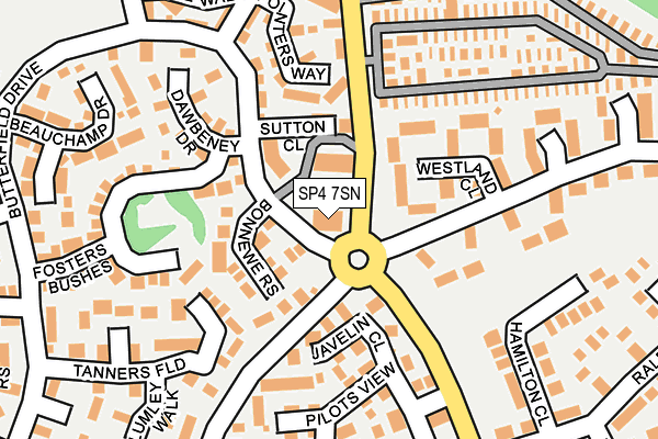 SP4 7SN map - OS OpenMap – Local (Ordnance Survey)