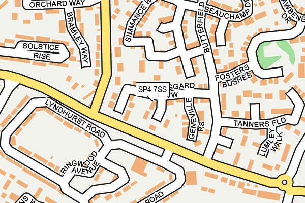 SP4 7SS map - OS OpenMap – Local (Ordnance Survey)