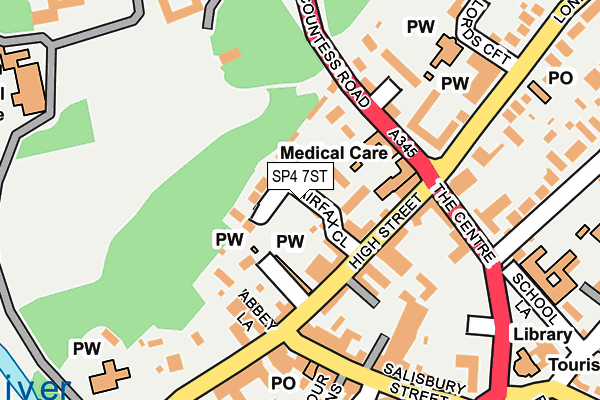 SP4 7ST map - OS OpenMap – Local (Ordnance Survey)