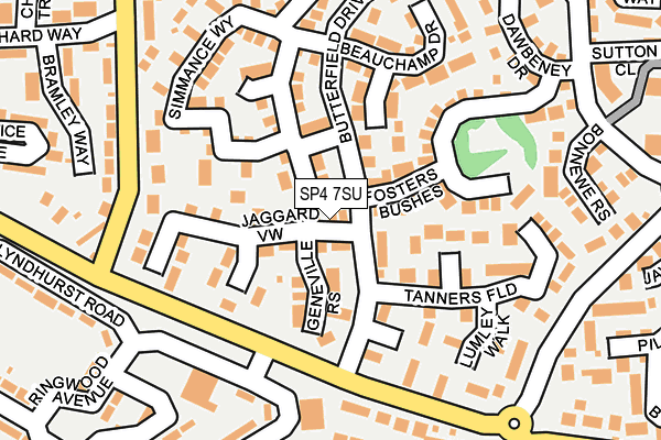 SP4 7SU map - OS OpenMap – Local (Ordnance Survey)