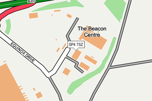 SP4 7SZ map - OS OpenMap – Local (Ordnance Survey)