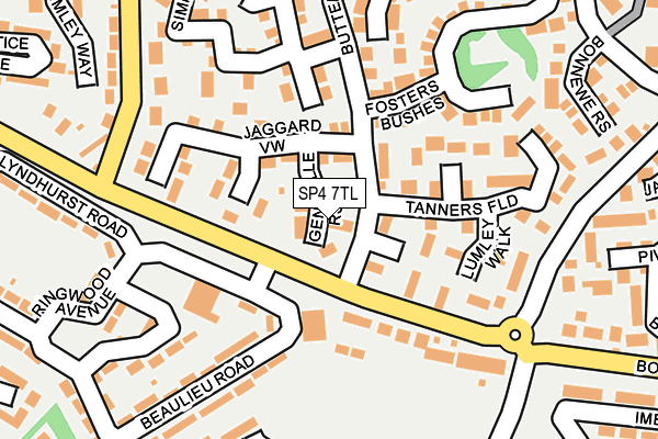 SP4 7TL map - OS OpenMap – Local (Ordnance Survey)