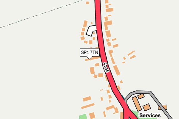SP4 7TN map - OS OpenMap – Local (Ordnance Survey)