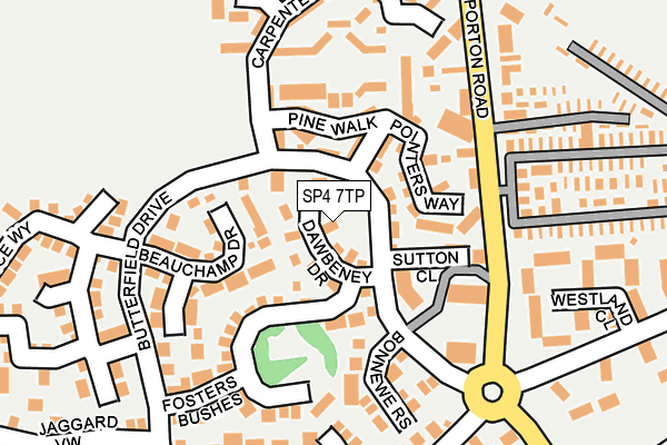 SP4 7TP map - OS OpenMap – Local (Ordnance Survey)