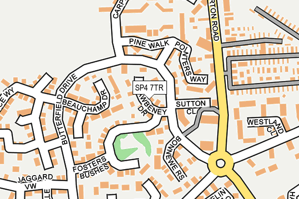 SP4 7TR map - OS OpenMap – Local (Ordnance Survey)