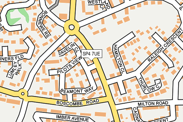 SP4 7UE map - OS OpenMap – Local (Ordnance Survey)