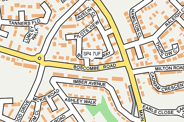 SP4 7UF map - OS OpenMap – Local (Ordnance Survey)