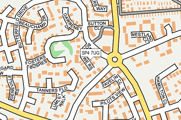 SP4 7UG map - OS OpenMap – Local (Ordnance Survey)