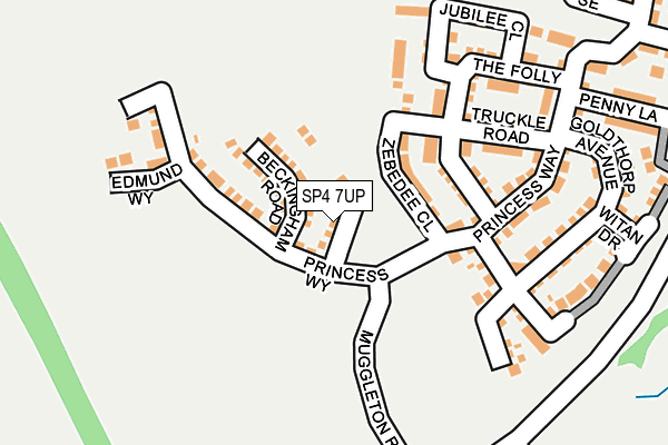 SP4 7UP map - OS OpenMap – Local (Ordnance Survey)