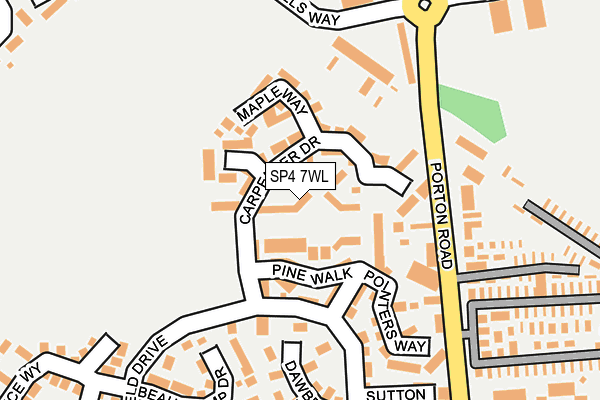 SP4 7WL map - OS OpenMap – Local (Ordnance Survey)