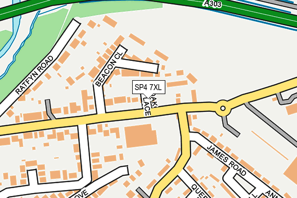 SP4 7XL map - OS OpenMap – Local (Ordnance Survey)