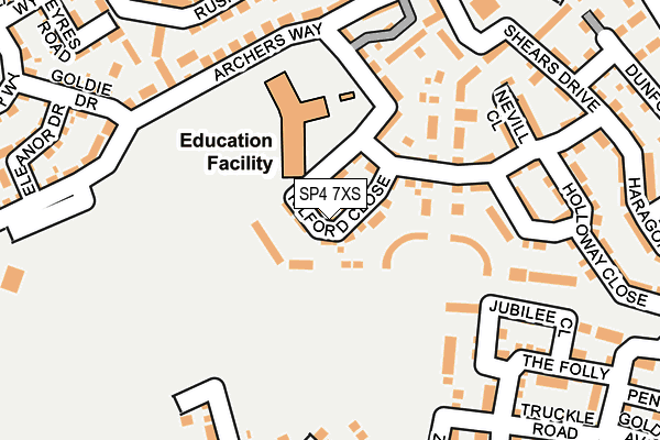 Map of BROWN'S SYSTEMS LTD at local scale