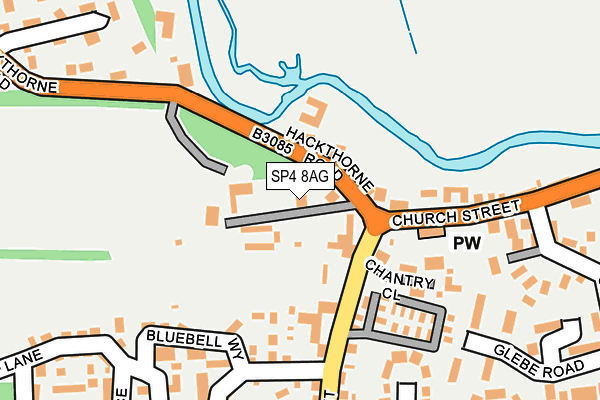 SP4 8AG map - OS OpenMap – Local (Ordnance Survey)