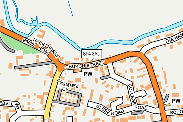 SP4 8AL map - OS OpenMap – Local (Ordnance Survey)