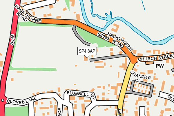 SP4 8AP map - OS OpenMap – Local (Ordnance Survey)