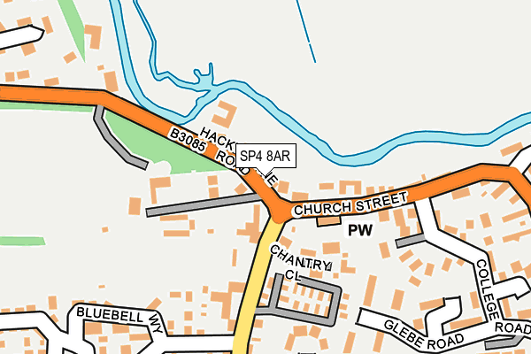 SP4 8AR map - OS OpenMap – Local (Ordnance Survey)
