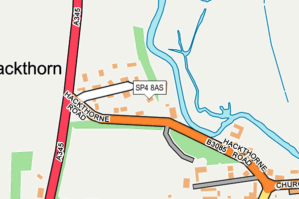 SP4 8AS map - OS OpenMap – Local (Ordnance Survey)