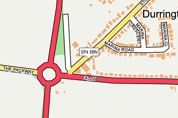 SP4 8BN map - OS OpenMap – Local (Ordnance Survey)