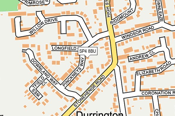 SP4 8BU map - OS OpenMap – Local (Ordnance Survey)