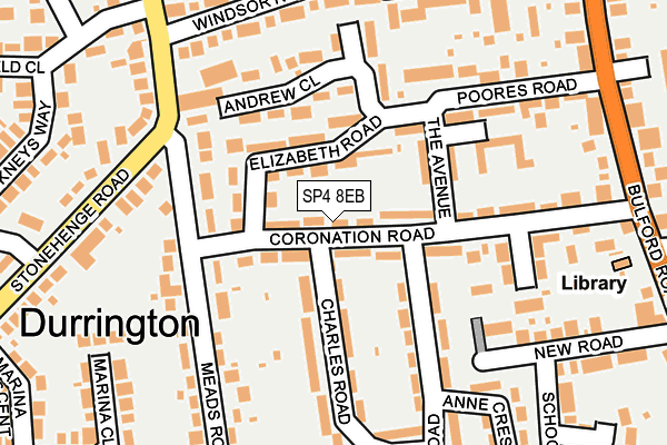 SP4 8EB map - OS OpenMap – Local (Ordnance Survey)