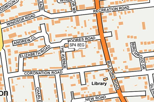 SP4 8EG map - OS OpenMap – Local (Ordnance Survey)