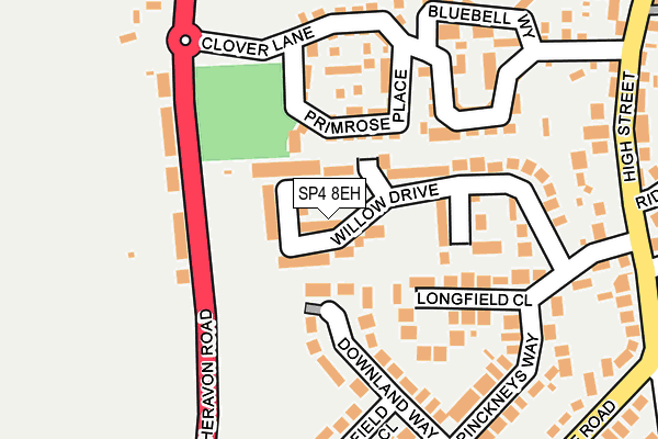 SP4 8EH map - OS OpenMap – Local (Ordnance Survey)