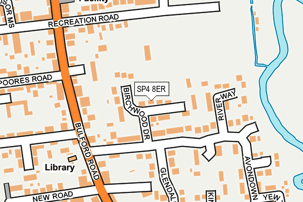 SP4 8ER map - OS OpenMap – Local (Ordnance Survey)