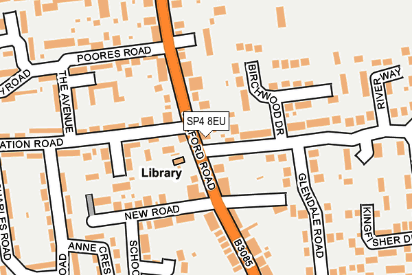 SP4 8EU map - OS OpenMap – Local (Ordnance Survey)