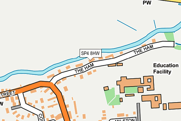 SP4 8HW map - OS OpenMap – Local (Ordnance Survey)
