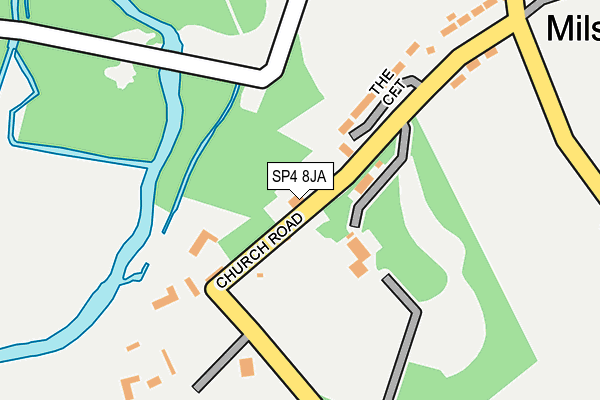 SP4 8JA map - OS OpenMap – Local (Ordnance Survey)