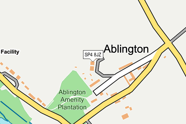 SP4 8JZ map - OS OpenMap – Local (Ordnance Survey)