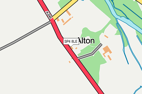 SP4 8LE map - OS OpenMap – Local (Ordnance Survey)