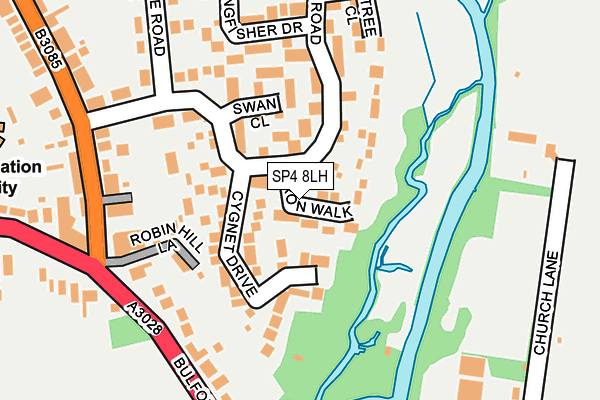 SP4 8LH map - OS OpenMap – Local (Ordnance Survey)