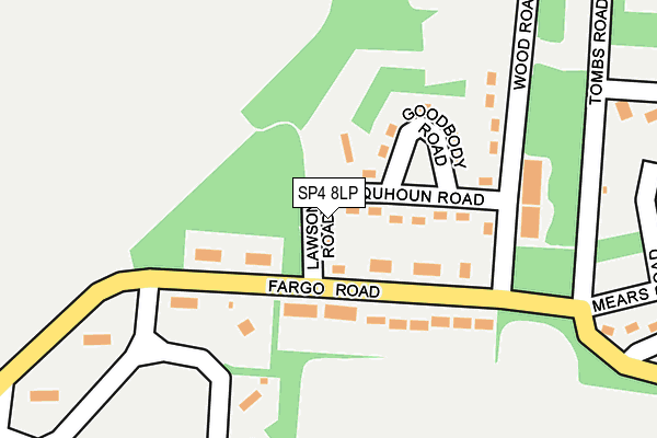 SP4 8LP map - OS OpenMap – Local (Ordnance Survey)